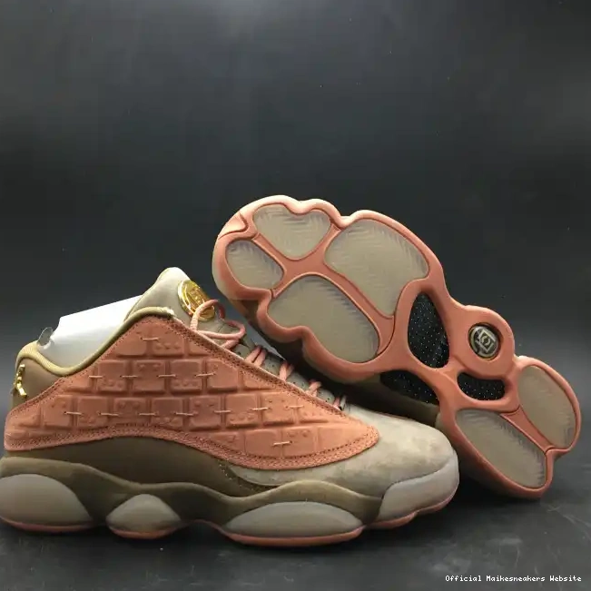 Official Maikesneakers Stone Sepia Blush CLOT Jordan Low x Canteen-Terra AT3102-200 Air 13 0407